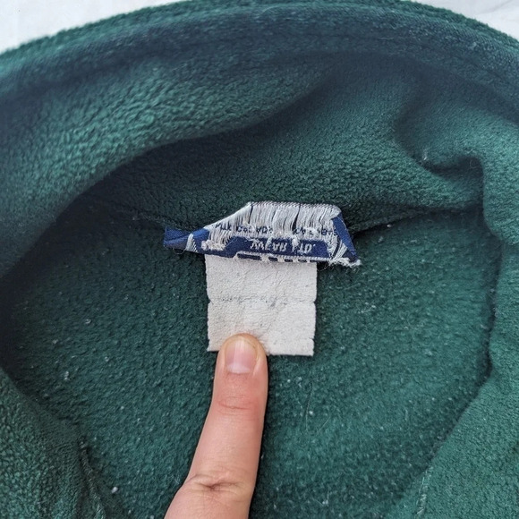 Vintage Astro Wear America's  Best Plants Green Zip Up Sweater Unisex - Picture 5 of 8